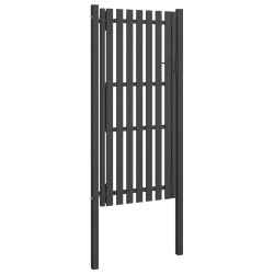 vidaXL Gartentor Stahl 1x2,5 m Anthrazit