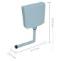 vidaXL Spülkasten Wasserzulauf Unten 3/6 L Blau vidaXL Spülkasten Wasserzulauf Unten 3/6 L Blau