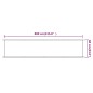 vidaXL Senkrechtmarkise Terrakotta 60x800 cm Oxford-Gewebe vidaXL Senkrechtmarkise Terrakotta 60x800 cm Oxford-Gewebe