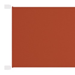 vidaXL Senkrechtmarkise Terrakotta 100x800 cm Oxford-Gewebe