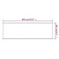 vidaXL Senkrechtmarkise Terrakotta 100x800 cm Oxford-Gewebe vidaXL Senkrechtmarkise Terrakotta 100x800 cm Oxford-Gewebe