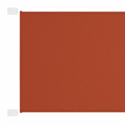 vidaXL Senkrechtmarkise Terrakotta 100x1000 cm Oxford-Gewebe