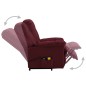 Massagesessel mit Aufstehhilfe Weinrot Stoff Massagesessel mit Aufstehhilfe Weinrot Stoff