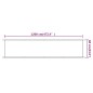 vidaXL Senkrechtmarkise Taupe 60x1200 cm Oxford-Gewebe vidaXL Senkrechtmarkise Taupe 60x1200 cm Oxford-Gewebe