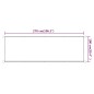 vidaXL Senkrechtmarkise Taupe 100x270 cm Oxford-Gewebe vidaXL Senkrechtmarkise Taupe 100x270 cm Oxford-Gewebe