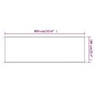 vidaXL Senkrechtmarkise Blau 100x800 cm Oxford-Gewebe vidaXL Senkrechtmarkise Blau 100x800 cm Oxford-Gewebe