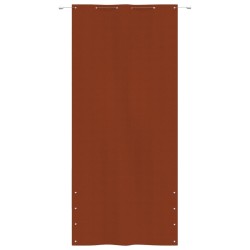 vidaXL Balkon-Sichtschutz Terrakottarot 120x240 cm Oxford-Gewebe