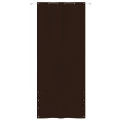 vidaXL Balkon-Sichtschutz Braun 120x240 cm Oxford-Gewebe