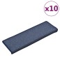 vidaXL Stufenmatten 10 Stk. 65x21x4 cm Blau vidaXL Stufenmatten 10 Stk. 65x21x4 cm Blau