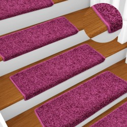 vidaXL Stufenmatten 10 Stk. 65x21x4 cm Violett