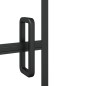 vidaXL Faltbare Duschkabine ESG 80x140 cm Schwarz vidaXL Faltbare Duschkabine ESG 80x140 cm Schwarz