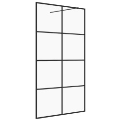 vidaXL Duschwand für Begehbare Dusche mit Klarem ESG-Glas 140x195 cm 
