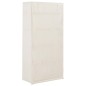 Kleiderschrank Weiß 79 x 40 x 170 cm Stoff Kleiderschrank Weiß 79 x 40 x 170 cm Stoff