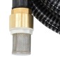 vidaXL Saugschlauch mit Messing-Anschlüssen Schwarz 1,1" 20 m PVC vidaXL Saugschlauch mit Messing-Anschlüssen Schwarz 1,1" 20 m PVC