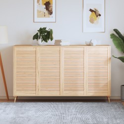 vidaXL Lamellentüren 4 Stk. Massivholz Kiefer 99,3x49,4 cm
