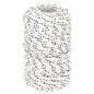 vidaXL Bootsseil Geflochten Weiß 2 mmx250 m Polyester vidaXL Bootsseil Geflochten Weiß 2 mmx250 m Polyester