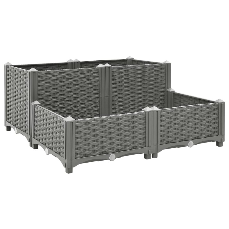 vidaXL Hochbeet 80x80x38 cm Polypropylen vidaXL Hochbeet 80x80x38 cm Polypropylen