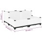 vidaXL Hochbeet 80x80x38 cm Polypropylen vidaXL Hochbeet 80x80x38 cm Polypropylen