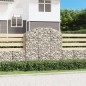 vidaXL Gabione mit Hochbogen 150x30x140/160 cm Verzinktes Eisen vidaXL Gabione mit Hochbogen 150x30x140/160 cm Verzinktes Eisen