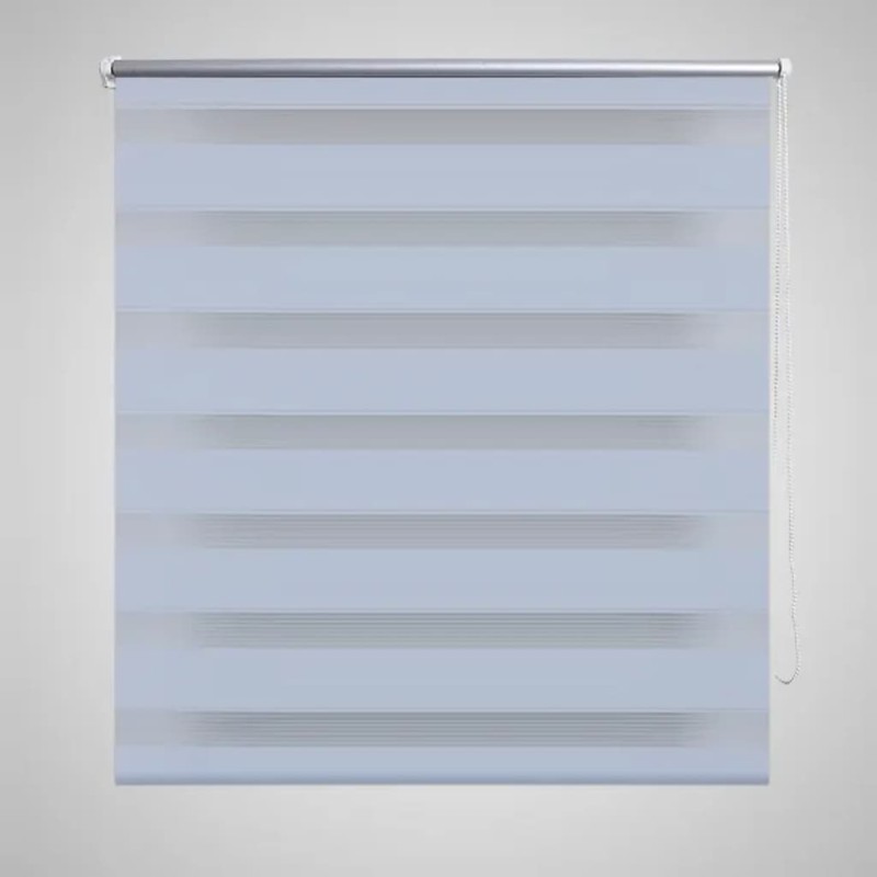 Doppelrollo Seitenzug 100 x 175 cm weiß Doppelrollo Seitenzug 100 x 175 cm weiß
