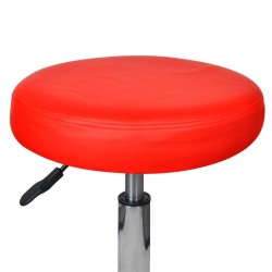 vidaXL Bürohocker Rot