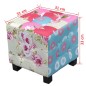 vidaXL Französischer Sessel mit Fußhocker Patchwork-Design vidaXL Französischer Sessel mit Fußhocker Patchwork-Design