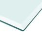 vidaXL Tischplatte aus gehärtetem Glas quadratisch 700x700 mm vidaXL Tischplatte aus gehärtetem Glas quadratisch 700x700 mm