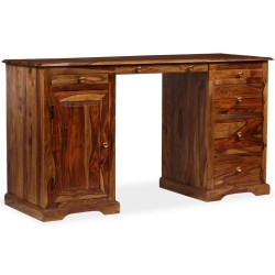vidaXL Schreibpult Massivholz 140 x 50 x 76 cm