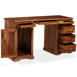 vidaXL Schreibpult Massivholz 140 x 50 x 76 cm