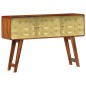 vidaXL Sideboard mit Goldaufdruck 120x30x80 cm Massivholz vidaXL Sideboard mit Goldaufdruck 120x30x80 cm Massivholz