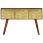 vidaXL Sideboard mit Goldaufdruck 120x30x80 cm Massivholz vidaXL Sideboard mit Goldaufdruck 120x30x80 cm Massivholz