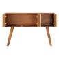 vidaXL Sideboard mit Goldaufdruck 120x30x80 cm Massivholz vidaXL Sideboard mit Goldaufdruck 120x30x80 cm Massivholz
