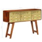 vidaXL Sideboard mit Goldaufdruck 120x30x80 cm Massivholz vidaXL Sideboard mit Goldaufdruck 120x30x80 cm Massivholz
