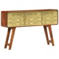 vidaXL Sideboard mit Goldaufdruck 120x30x80 cm Massivholz vidaXL Sideboard mit Goldaufdruck 120x30x80 cm Massivholz