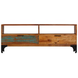 vidaXL TV-Schrank 118x35x45 cm Altholz Massiv