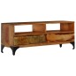 vidaXL TV-Schrank 118x35x45 cm Altholz Massiv vidaXL TV-Schrank 118x35x45 cm Altholz Massiv