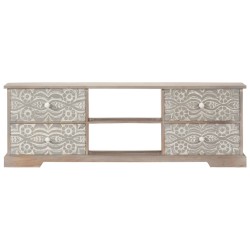 vidaXL TV-Schrank 120x30x40 cm Massivholz Akazie