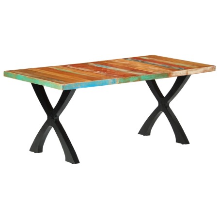 vidaXL Esstisch 180x90x76 cm Altholz Massiv