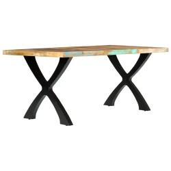 vidaXL Esstisch 180x90x76 cm Altholz Massiv