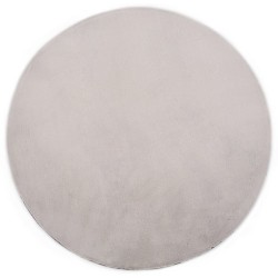 vidaXL Teppich 160 cm Kunstkaninchenfell Grau