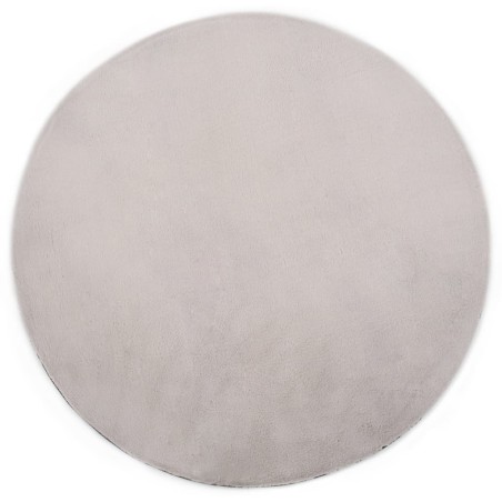 vidaXL Teppich 160 cm Kunstkaninchenfell Grau