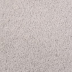 vidaXL Teppich 160 cm Kunstkaninchenfell Grau