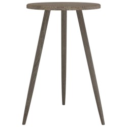 vidaXL Bistrotisch Grau Ø50x76 cm MDF und Eisen