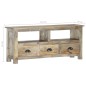 vidaXL TV-Schrank 110x30x50 cm Massivholz Mango vidaXL TV-Schrank 110x30x50 cm Massivholz Mango
