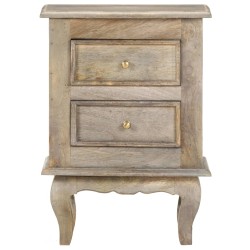 vidaXL Nachttisch 40x30x55 cm Massivholz Mango