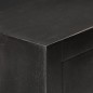 vidaXL Schubladenschrank Schwarz Golden 45x30x105cm Mangoholz vidaXL Schubladenschrank Schwarz Golden 45x30x105cm Mangoholz
