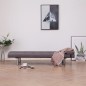 vidaXL Schlafsofa mit zwei Kissen Taupe Polyester vidaXL Schlafsofa mit zwei Kissen Taupe Polyester