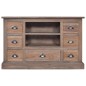 vidaXL Sideboard 90x30x58 cm Massivholz Teak vidaXL Sideboard 90x30x58 cm Massivholz Teak