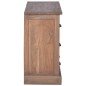 vidaXL Sideboard 90x30x58 cm Massivholz Teak vidaXL Sideboard 90x30x58 cm Massivholz Teak