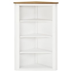 vidaXL Eckschrank 59x36x100 cm Eiche Massivholz